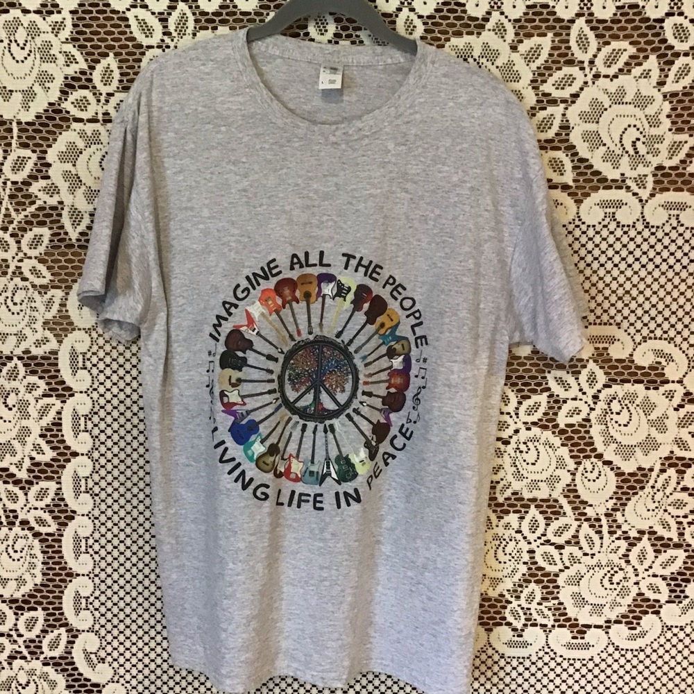 Imagine All The People Crew Neck Tee